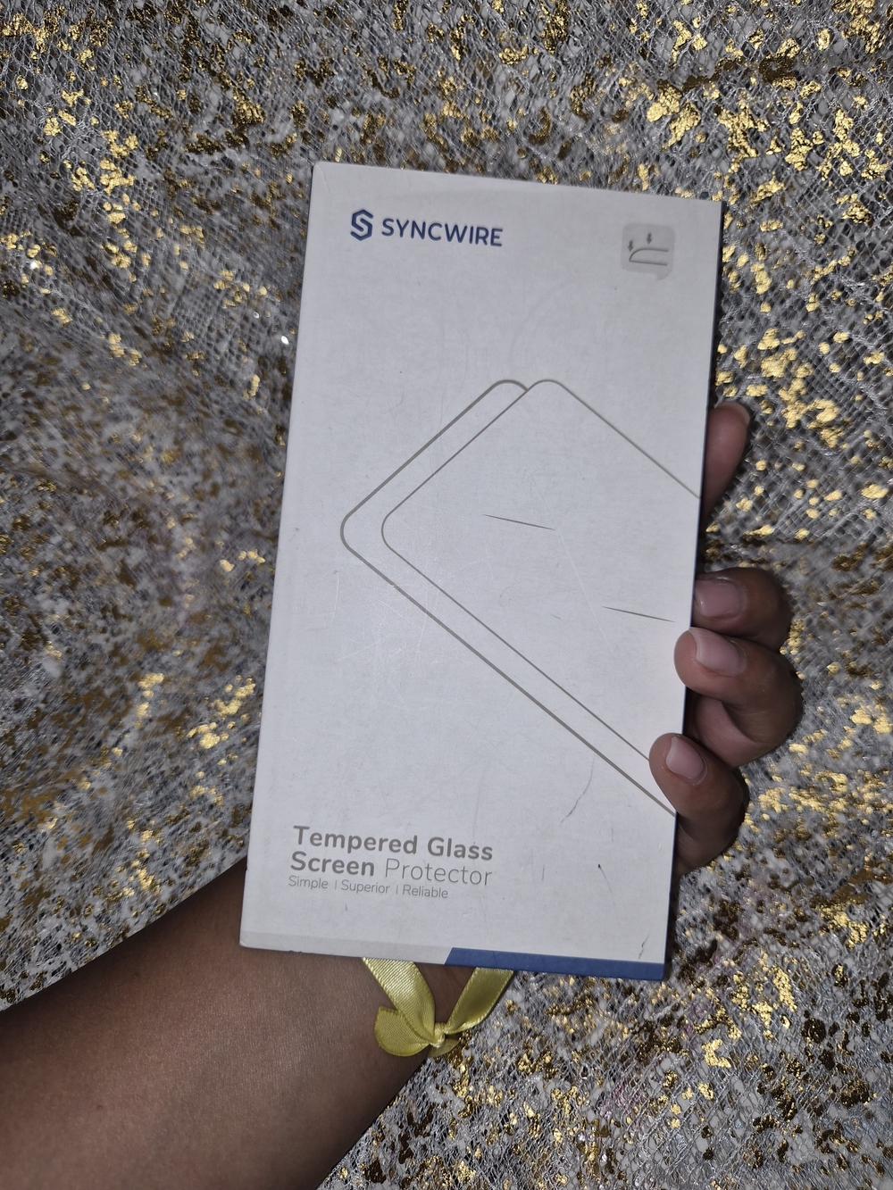Syncwire Tempered Glass Screen Protector - Black Iphone 13 Pro Max And 14 Plus